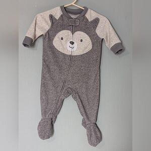 4/$10 ✨ Carters 3 Month Gray Footed Pajama